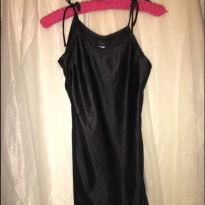 Women’s Dress Little Black Mini Dress with Ties